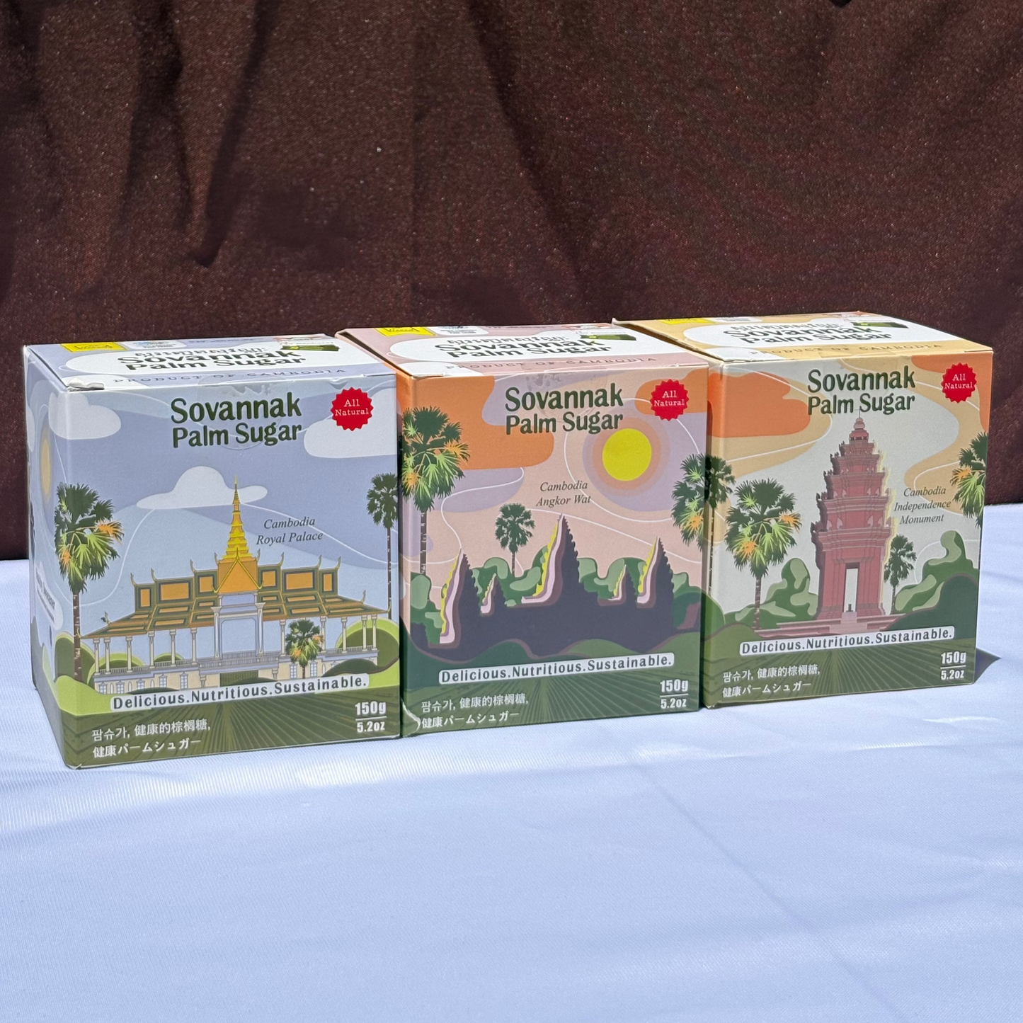 Sovannak Palm Sugar 30 Sachets