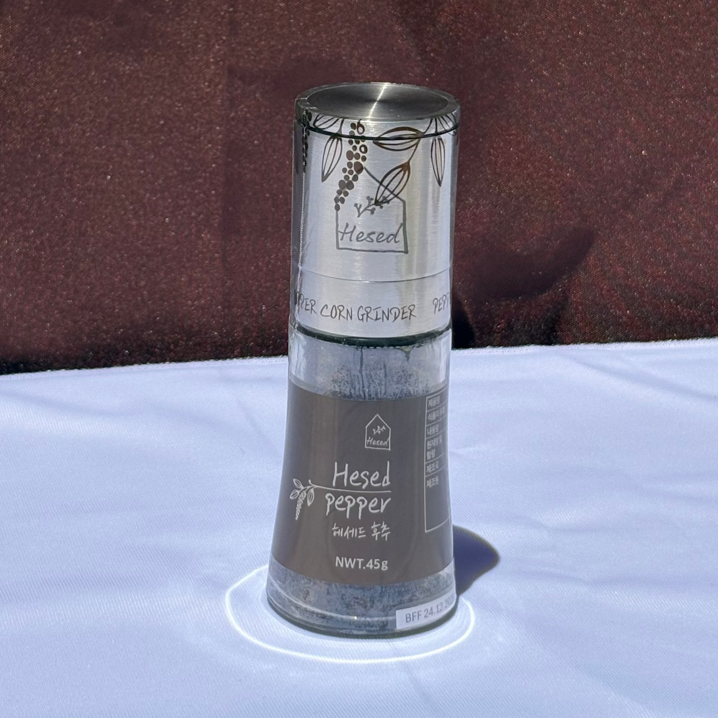 Hesed Black Pepper Grinder 45g